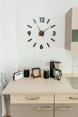 Küche/Küchenzeile in der Unterkunft Ferienwohnung Wildfang