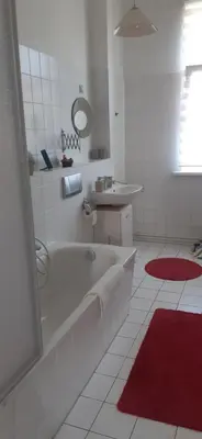 Ein Badezimmer in der Unterkunft Ferienwohnung Wagner