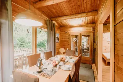 Grundriss der Unterkunft NEU! Komfort Ferienhaus Tannenrauschen