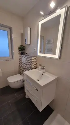 Ein Badezimmer in der Unterkunft Ferienwohnung Traumhaft