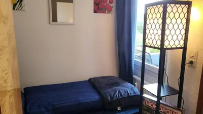 Ein Bett oder Betten in einem Zimmer der Unterkunft Ferienwohnung Marie-Luise Hahnenklee