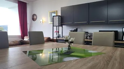 Küche/Küchenzeile in der Unterkunft Ferienwohnung Marie-Luise Hahnenklee