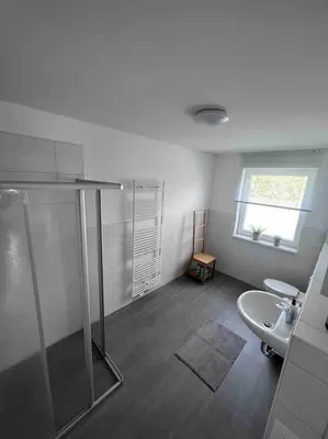 Ein Badezimmer in der Unterkunft Wohnung Julie