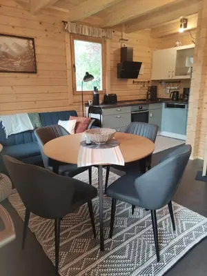Küche/Küchenzeile in der Unterkunft Ferienhaus Birkholz Harz