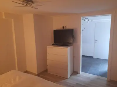 TV/Unterhaltungsangebot in der Unterkunft Ferienwohnung Beckmann