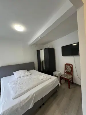 Ein Bett oder Betten in einem Zimmer der Unterkunft Ferienwohnung ENJOY 2