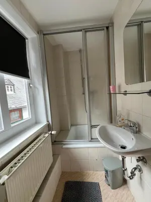 Ein Badezimmer in der Unterkunft Ferienwohnung ENJOY 4