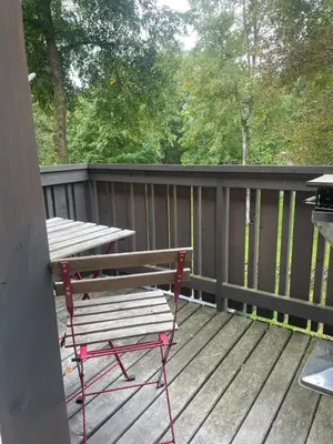 Ein Balkon oder eine Terrasse in der Unterkunft Ferienwohnung Inga