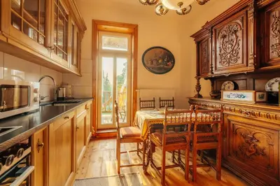 Küche/Küchenzeile in der Unterkunft Unik Villa- Luxus FeWo im Oberharz