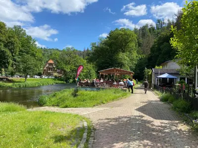 Naturlandschaft in der Nähe der Pension