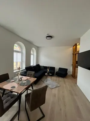 Ein Sitzbereich in der Unterkunft Altstadtliebe