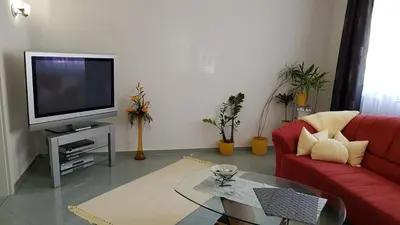 TV/Unterhaltungsangebot in der Unterkunft ALACARD Ferienwohnungen Höffgen Thale Harz