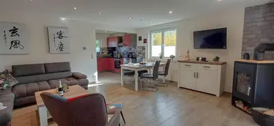 Küche/Küchenzeile in der Unterkunft Premiumferienhaus Surya