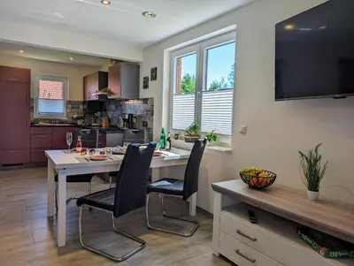 Küche/Küchenzeile in der Unterkunft Premiumferienhaus Mara