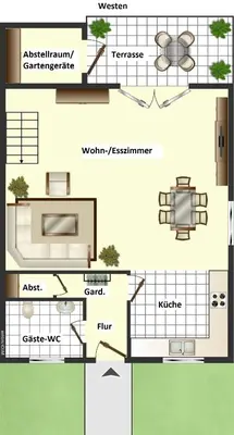 Grundriss der Unterkunft Ferienhaus Arisa I
