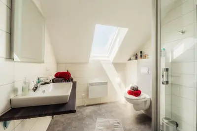 Ein Badezimmer in der Unterkunft Ferienhaus Arisa III