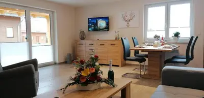 TV/Unterhaltungsangebot in der Unterkunft Ferienhaus Helene