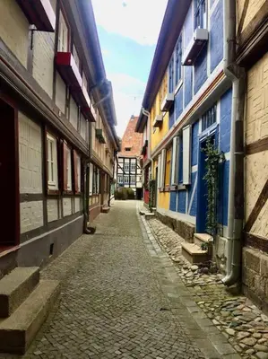 Das Gebäude in dem sich die Ferienwohnung befindet