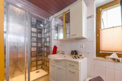 Ein Badezimmer in der Unterkunft Ferienhaus Andrea