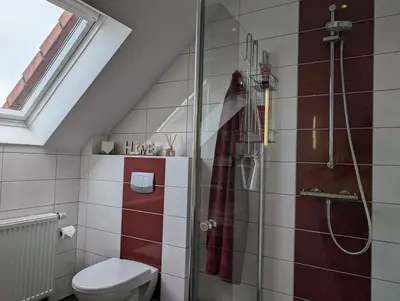 Ein Badezimmer in der Unterkunft Ferienhaus Ostara