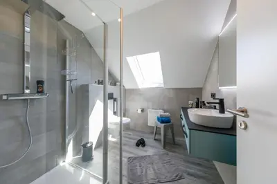 Ein Badezimmer in der Unterkunft Premium-Plus-Ferienhaus Havanna Select