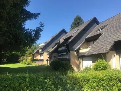 Das Gebäude in dem sich die Ferienwohnung befindet