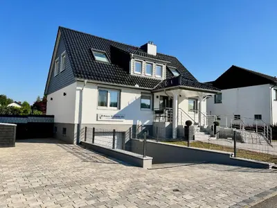 Das Gebäude in dem sich die Ferienwohnung befindet