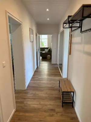 Ein Bett oder Betten in einem Zimmer der Unterkunft Ferienwohnung Kaiserglück