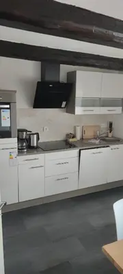 Küche/Küchenzeile in der Unterkunft Ferienhaus Harztörchen