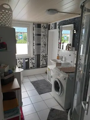 Küche/Küchenzeile in der Unterkunft Ferienwohnung Leon