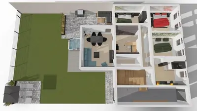 Grundriss der Unterkunft Stilapartment Oasis 1 #Whirlpool saisonal