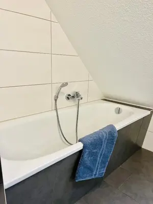 Ein Badezimmer in der Unterkunft Apartment-am-Burgberg, Harztor