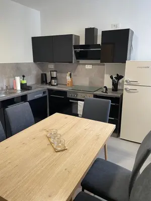 Küche/Küchenzeile in der Unterkunft Apartment-am-Burgberg, Harztor