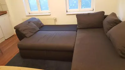 Ein Sitzbereich in der Unterkunft Bertel 1