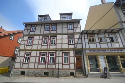 Das Gebäude in dem sich die Ferienwohnung befindet
