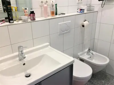 Ein Badezimmer in der Unterkunft Panoramic App459