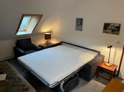 Ein Bett oder Betten in einem Zimmer der Unterkunft Haus Dulshorn Braunlage