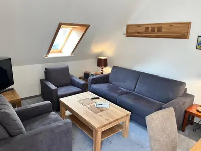 Ein Sitzbereich in der Unterkunft Haus Dulshorn Braunlage
