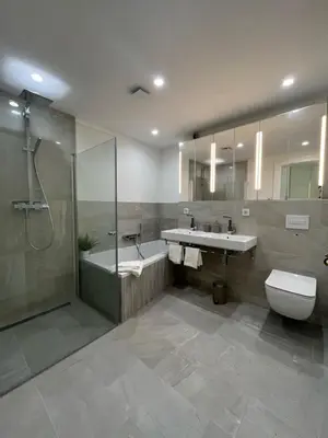 Ein Badezimmer in der Unterkunft Prinzenhof Suite