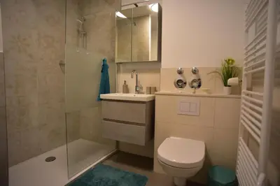 Ein Badezimmer in der Unterkunft Ferienwohnung Doretta