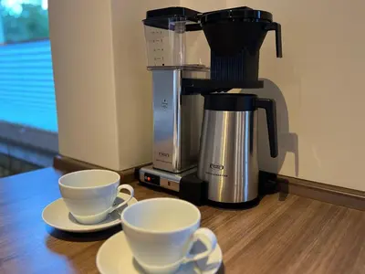 Kaffee-/Teezubehör in der Unterkunft Haus auf dem Berg