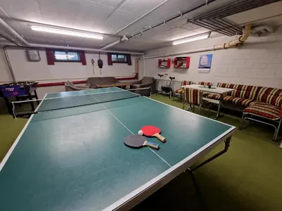 Eine Spielezimmer in der Unterkunft Manjana`s Waldblick