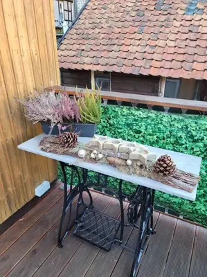 Ein Garten an der Unterkunft Ferienwohnung Harzbiene