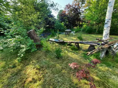 Ein Garten an der Unterkunft HarzZeit - die Ferienwohnung mit 2 Schlafzimmern
