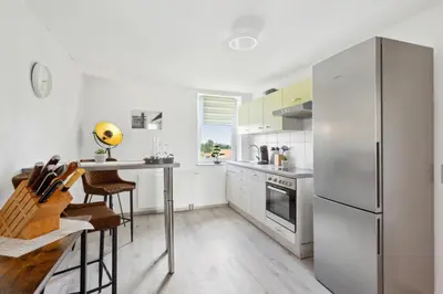 Küche/Küchenzeile in der Unterkunft Apartment-Studio, Netflix-TV für bis zu 2 Personen