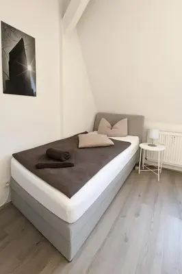 Ein Bett oder Betten in einem Zimmer der Unterkunft Apartment-Studio, Netflix-TV für bis zu 2 Personen