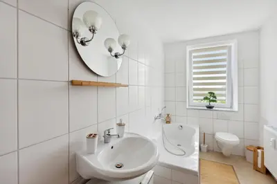 Ein Badezimmer in der Unterkunft Apartment-Studio, Netflix-TV für bis zu 2 Personen