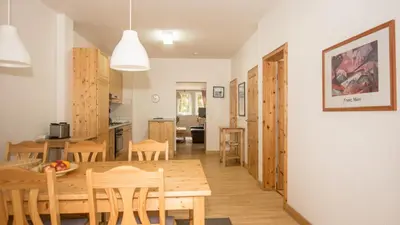 Küche/Küchenzeile in der Unterkunft Ferienwohnung Forsthaus am Brocken, 80 qm, 3 Schlafzimmer F6