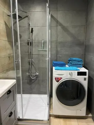 Ein Badezimmer in der Unterkunft Gemütliche Ferienwohnung 479 mit Pool, Sauna & wunderschöner Aussicht in Braunlage-Hohegeiß