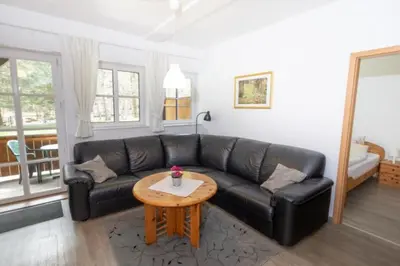 Ein Sitzbereich in der Unterkunft Ferienwohnung Nexö, 59 qm, 2 Schlafzimmer N3
